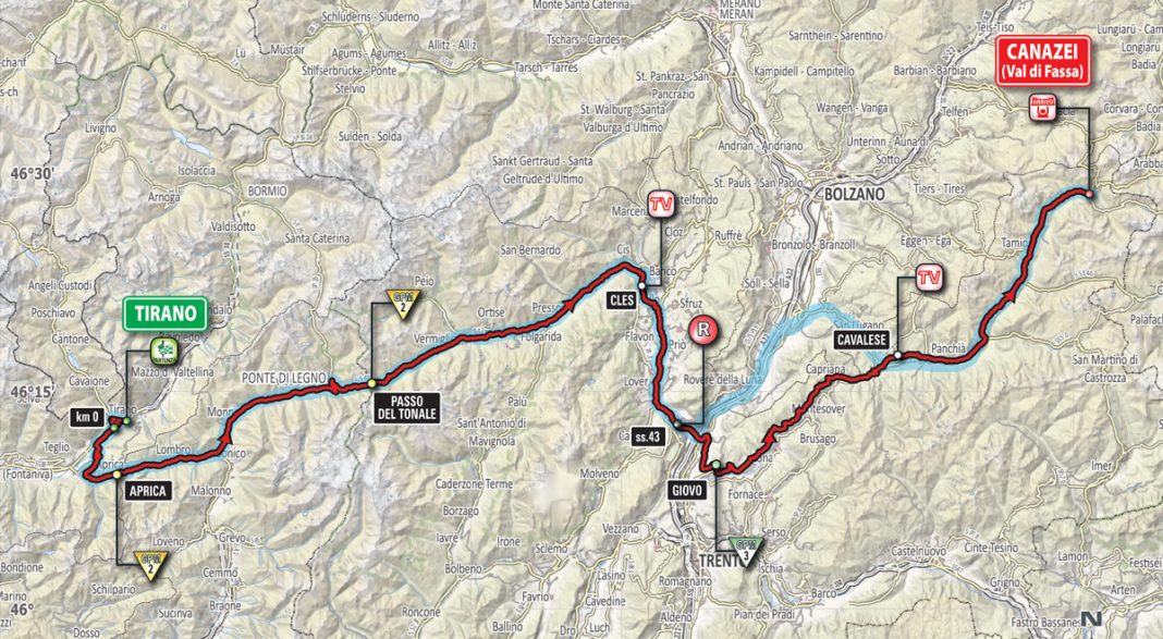 Giro 2017: Vorschau auf Etappe 17 - ein Tag für Ausreißer - cyclingmagazine